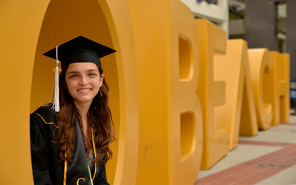 Elena's graduation photo